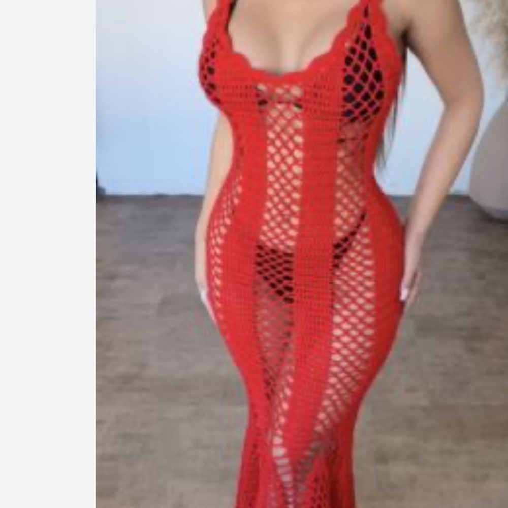 Crochet Maxi Dress OOTDFASH